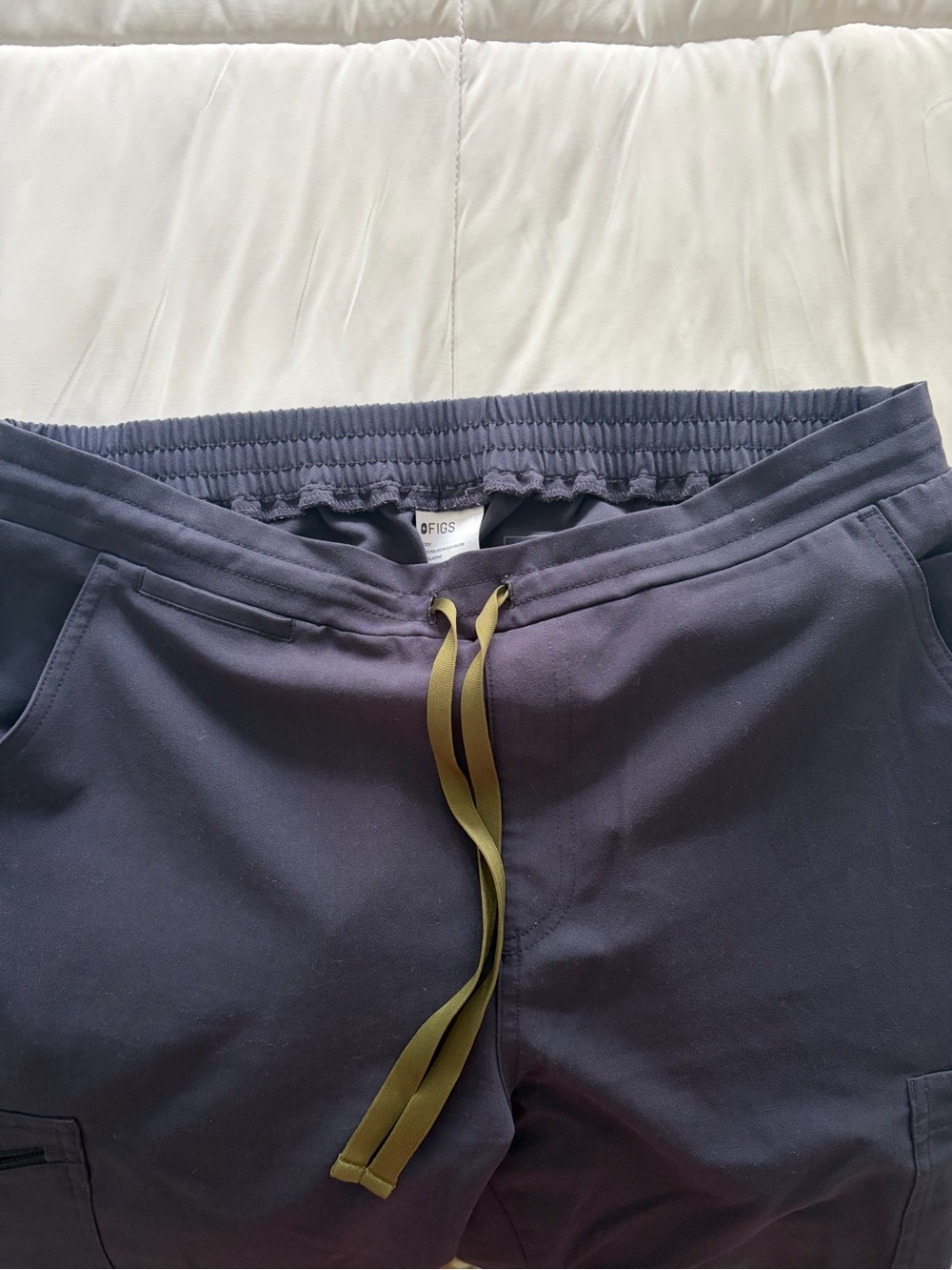 Figs Quiet Navy Yola - Tall Skinny Scrub Pants